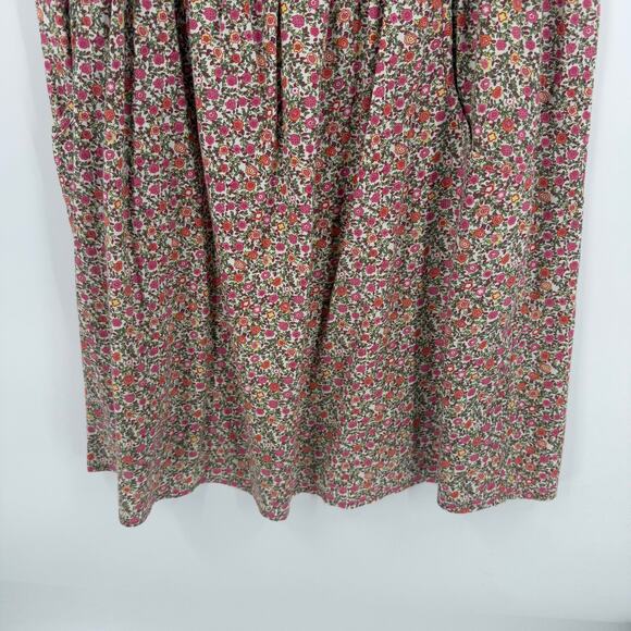 Y2K Wet Seal Smocked Floral Mini Dress XL Sleeveless Pockets Cottagecore Boho - Picture 7 of 9